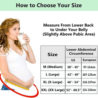 Maternity & Pregnancy Waist/Back/Abdomen Band, Belly Brace | Crème Or Skin   Mix & Match Sizes
