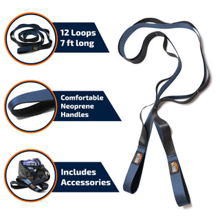 Mobility Stretching Strap | Silver
