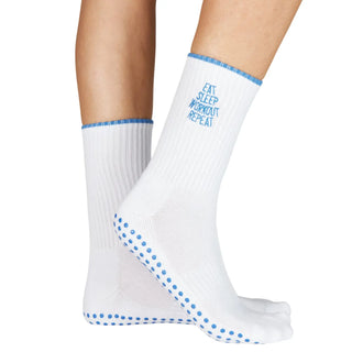 Eat, Sleep, Workout, Repeat Sock
