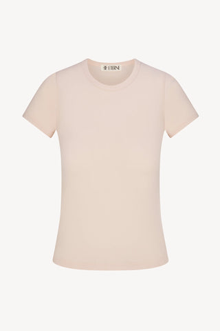 Fitted Crewneck Short Sleeve T Shirt
