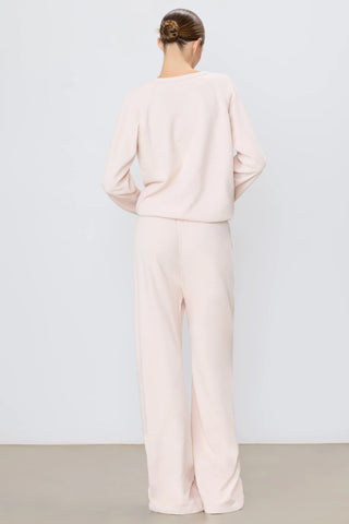 Drawstring Wide Leg Sweatpant
