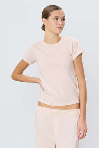 Fitted Crewneck Short Sleeve T Shirt
