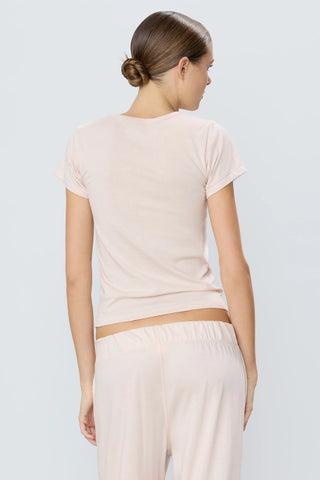 Fitted Crewneck Short Sleeve T Shirt
