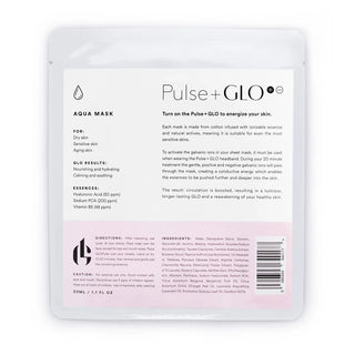 Individual Pulse+GLO Aqua Sheet Mask   Georgia Louise
