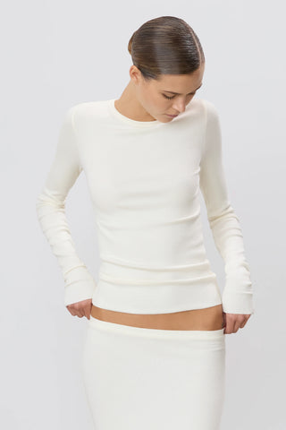 Long Sleeve Fitted Top
